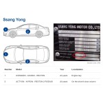 Creion Corector Vopsea Auto SsangYong Preparata La Culoarea Masinii